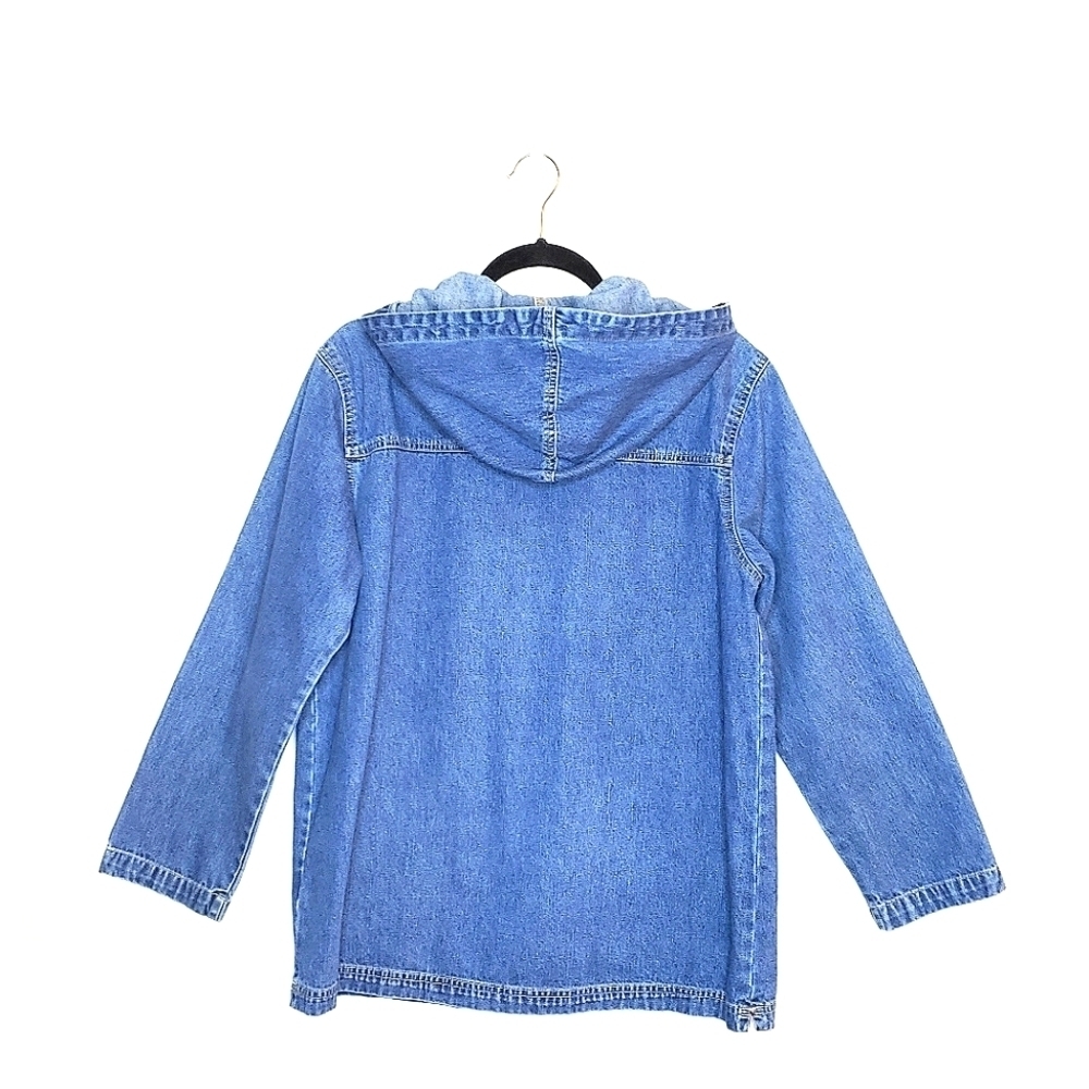 Erika denim jacket. Blur, Size Small. - Picture 3 of 10